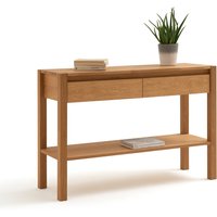 Adelita Oak Console Table with 2 Drawers - Retrocow