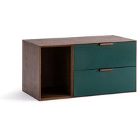 Aldon Unit with Compartment and Lacquered Doors - Retrocow