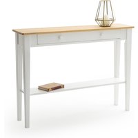 Alvina Solid Pine 1-Drawer Console Table - Retrocow