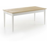 Alvina Solid Pine Dining Table (Seats 6-8) - Retrocow