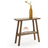 Asayo Solid Elm Two Tier Console Table - Retrocow