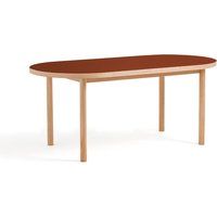 Evergreen Oak and Glass Table (Seats 6) - Retrocow