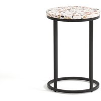 Hervé Terrazzo and Metal Round End Table - Retrocow
