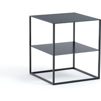 Janik 2-Tray Metal Bedside Table - Retrocow