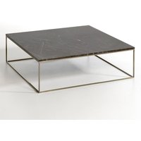 Mahaut Marble & Aged Brass Metal Coffee Table - Retrocow