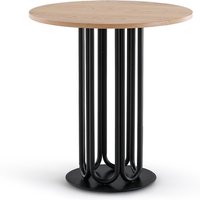 Miesha Oak and Metal Bistro Table (Seats 2-3) - Retrocow