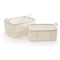 Set of 2 Acao Medium Storage Baskets - Retrocow