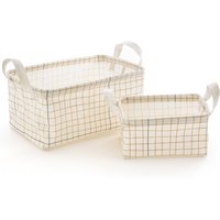Set of 2 Acao Small Storage Baskets - Retrocow