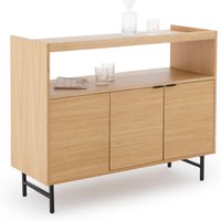 Volga Oak Veneer Bar Cabinet - Retrocow
