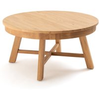 Zebarn Round Solid Oak Coffee Table - Retrocow