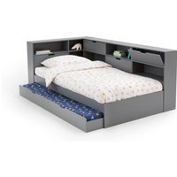 Yann Solid Pine Storage Bed - Retrocow
