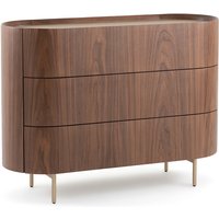 Aslen Walnut and Leather Chest of Drawers - Retrocow