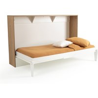 Banero Folding Oak Murphy Bed - Retrocow